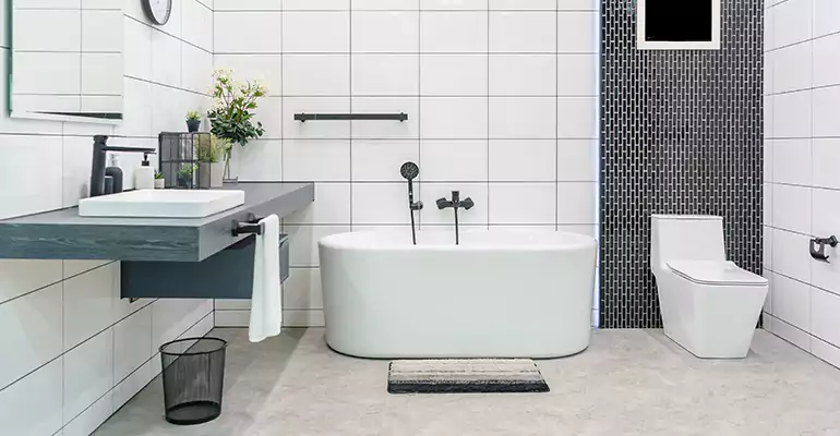 Half Bath Addition in Cranston