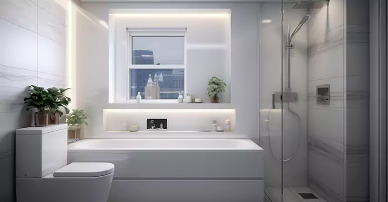 Half Bathroom Renovation in Cranston